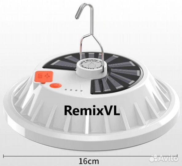 Видео Фонарь кемпинговый солнечная батарея USB