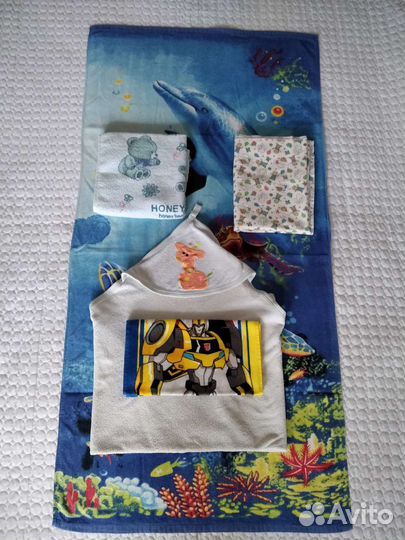 Полотенца 5 шт + 2 пелёнки Цена за всё
