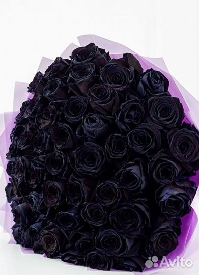 Чёрные розы Букеты доставка