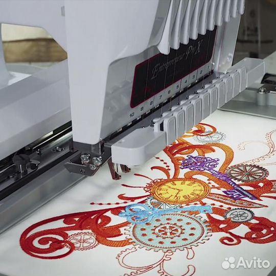 Вышивка на одежде, машинная вышивка