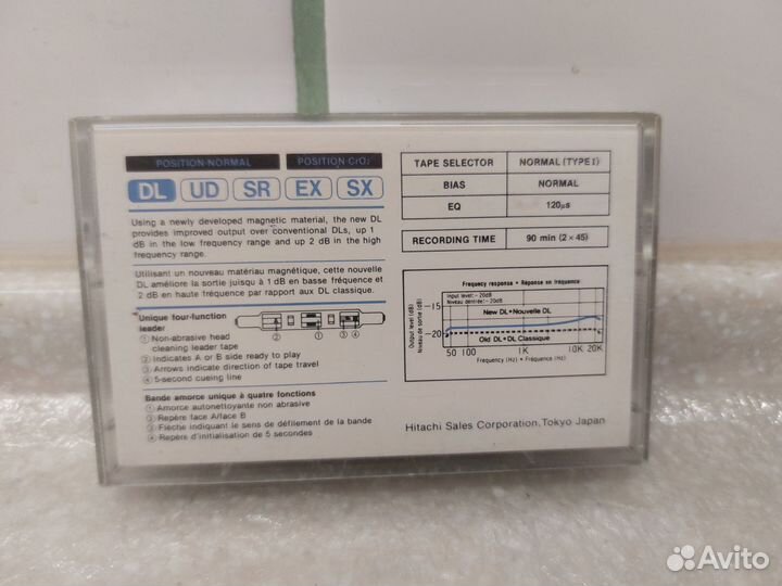 Аудиокассета hitachi