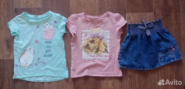 Детские вещи пакетом для девочки 104