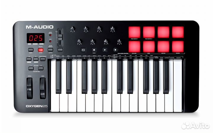 USB midi клавиатура M-Audio Oxygen 25 MKV