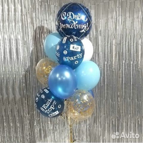 Фонтан из шаров 12шт (код0117)