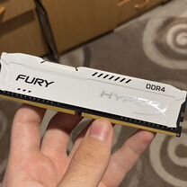 Оперативная память ddr4 8gb 2666 fury hyperx