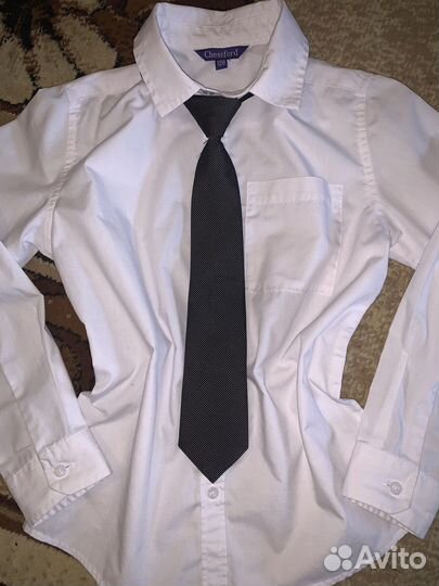 Рубашка белая школьная