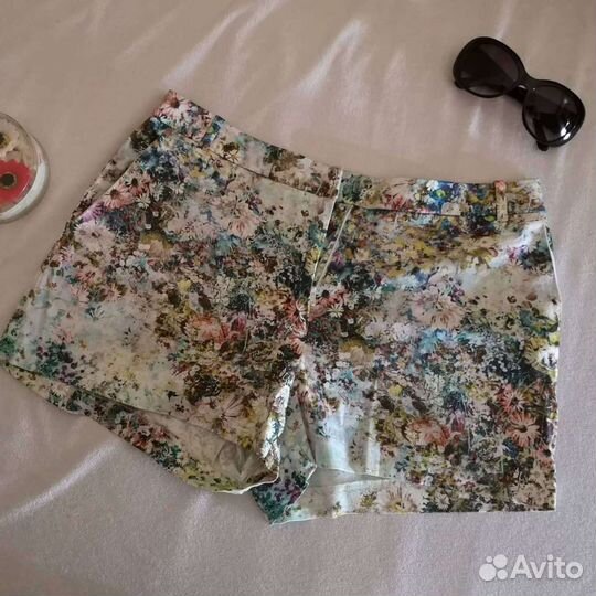 Шорты с цветочным узором
