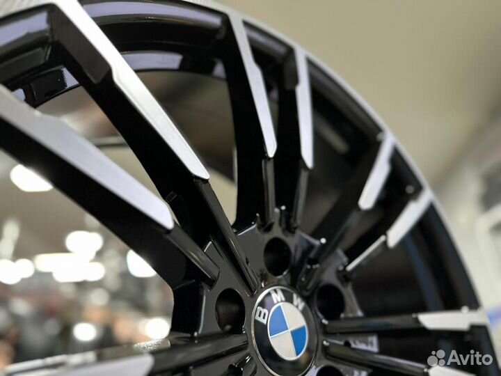 Диски литые R20 BMW 5 706 стиль разноширокие