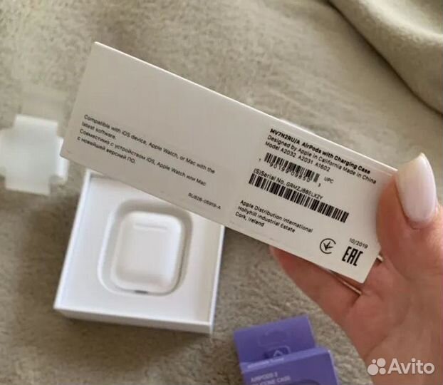 Airpods 2 Premium + чехол в подарок + доставка