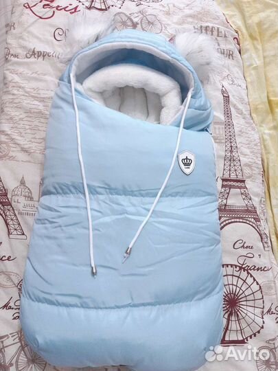 Конверт на выписку для мальчика зима