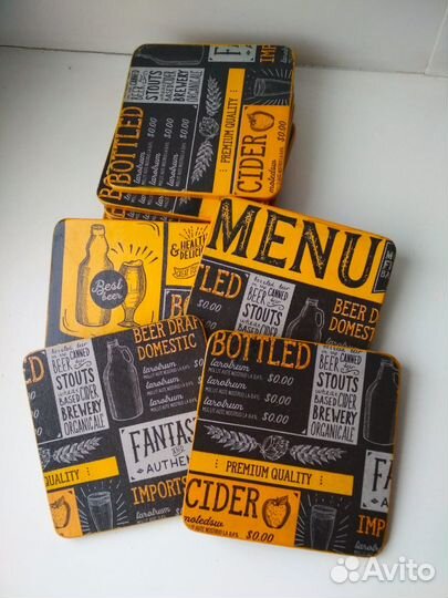 Подставки под стаканы и бокалы