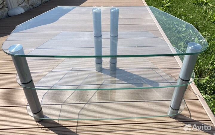 Стеклянная тумба