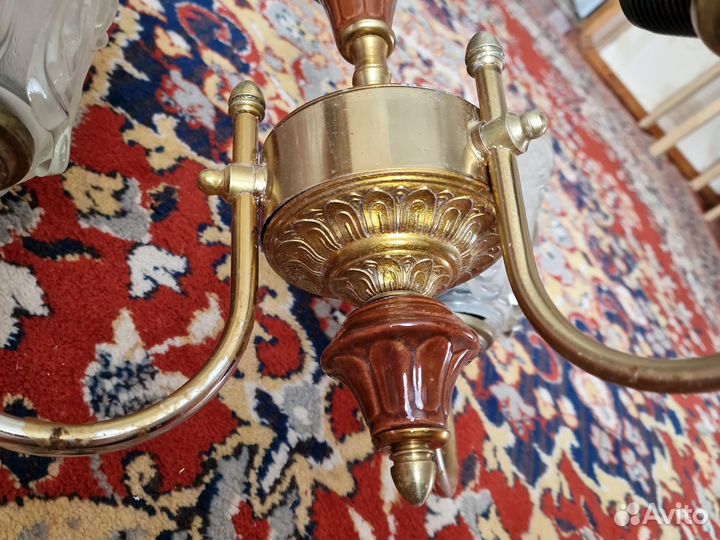 Люстра 3 рожка Винтаж, сталинский ампир
