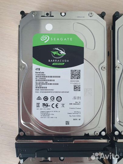 Жесткий диск SATA hdd 3.5 4tb 4тб