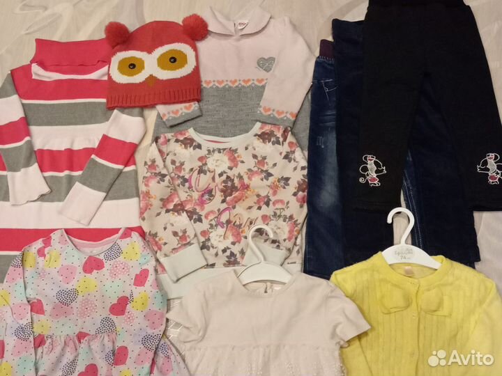 Пакет вещей 92 98 девочке