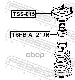 Пыльник амортизатора tshb-AT210R tshb-AT210R Fe