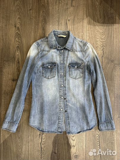 Рубашка джинсовая