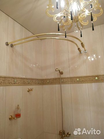 Карниз, труба для шторы в ванную любых форм