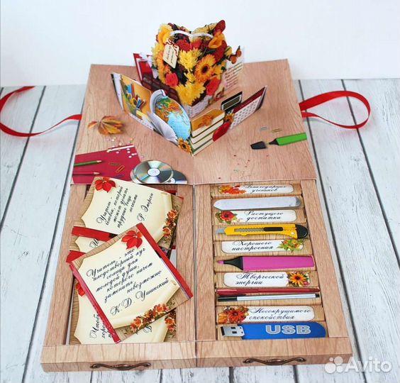 Открытка учителю