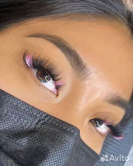 Наращивание ресниц Перманент бровей/век