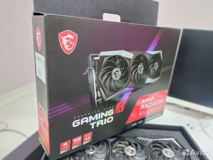 MSI RX 6800 XT Gaming X Trio 16Gb (чек+гарантия)