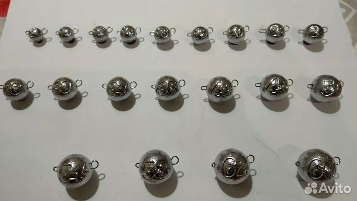 Груза для рыбалки разборная чебурашка и др