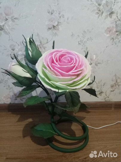 Светильник роза