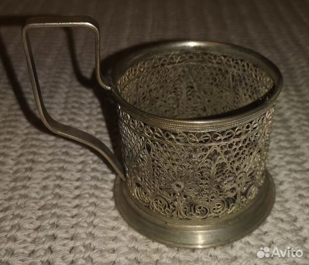 Подстаканник СССР. 40-50-е. Скань