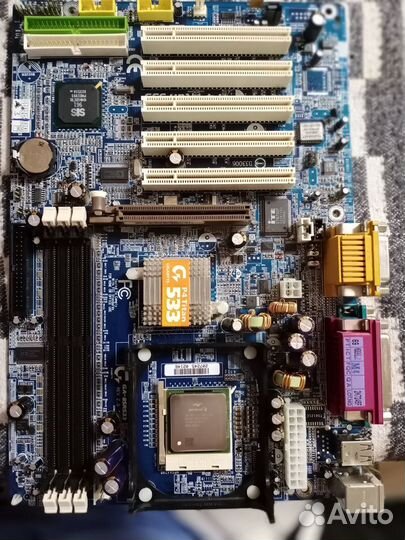 Материнская плата Gigabyte P4 Titan 533 +Процессор