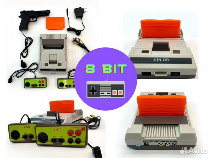 Игровые приставки 8 и 16 бит в ассортименте