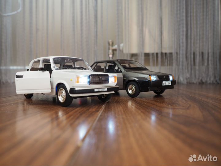 Машина АВТОПАНОРАМА ваз 2107, 1/24 и 21099