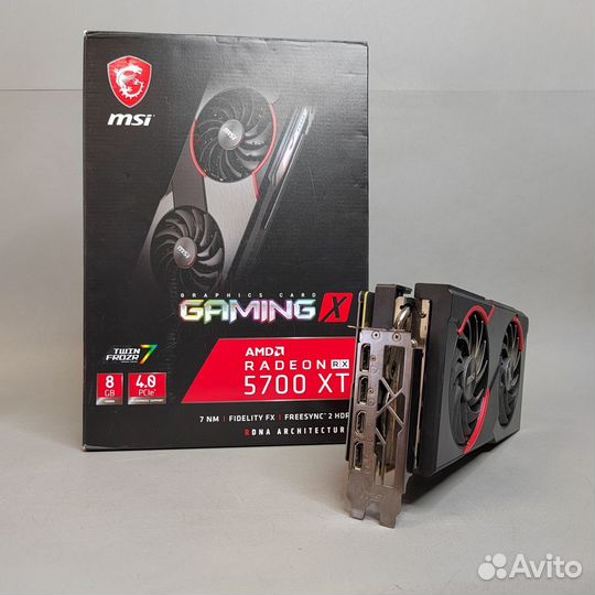 Видеокарта MSI Radeon RX 5700 XT gaming X 8GB