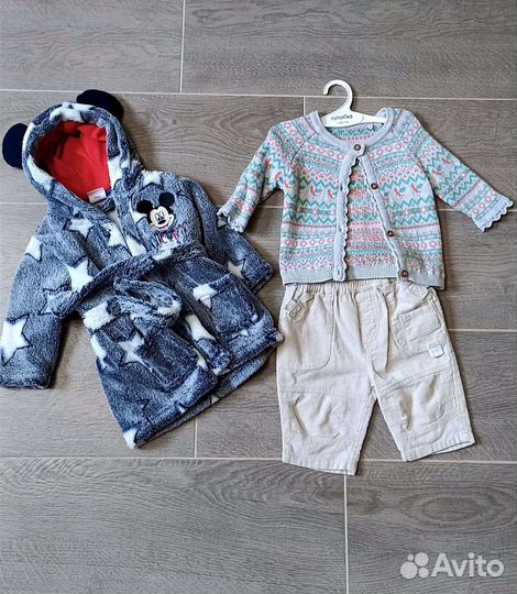 Детские вещи пакетом для девочек 3-6 месяцев