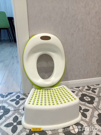 Сидушка на унитаз со ступенькой