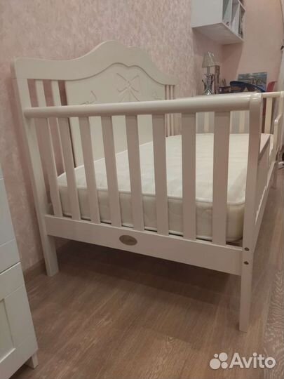 Детская кровать для девочек Giovanni + матрас