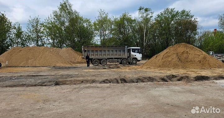 Песок карьерный