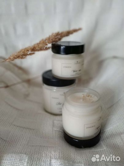 Ароматическая свеча ручной работы 100 мл