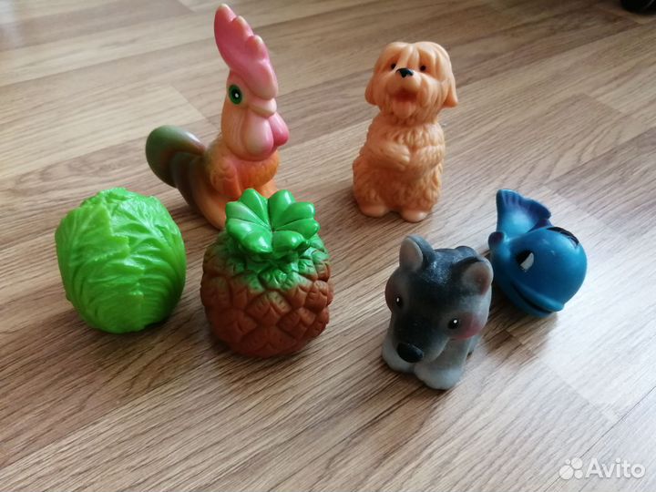 Набор резиновых игрушек