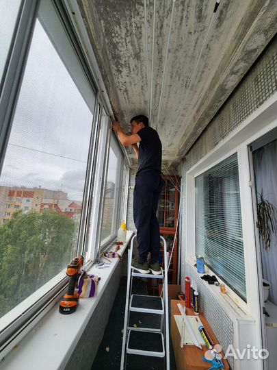 Обшивка балконов под ключ Отделка балконов