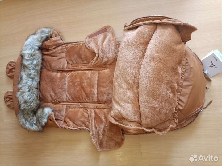 Зимний конверт в коляску до 3 лет