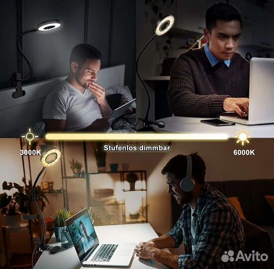 Светодиодная лампа зажим