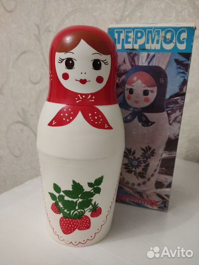 Термос СССР Матрешка