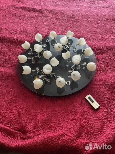 Люстра потолочная светодиодная с пультом