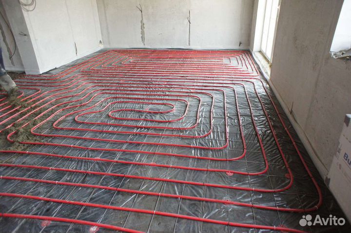 Сантехник Монтаж отопления. Тёплый пол. Водоснабже