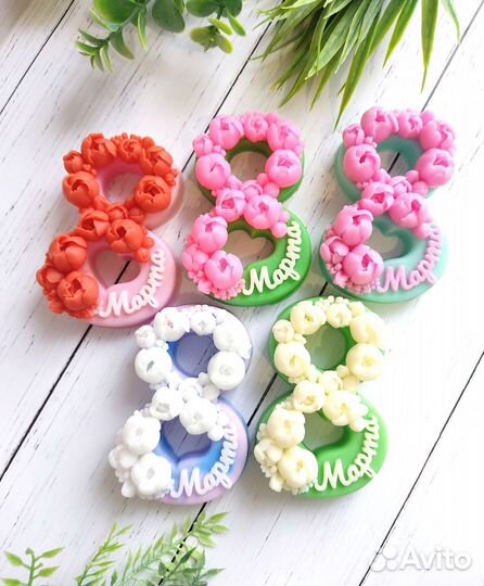 Мыло ручной работы наборы к 8 марта