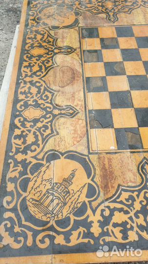 Шахматный стол без ножек