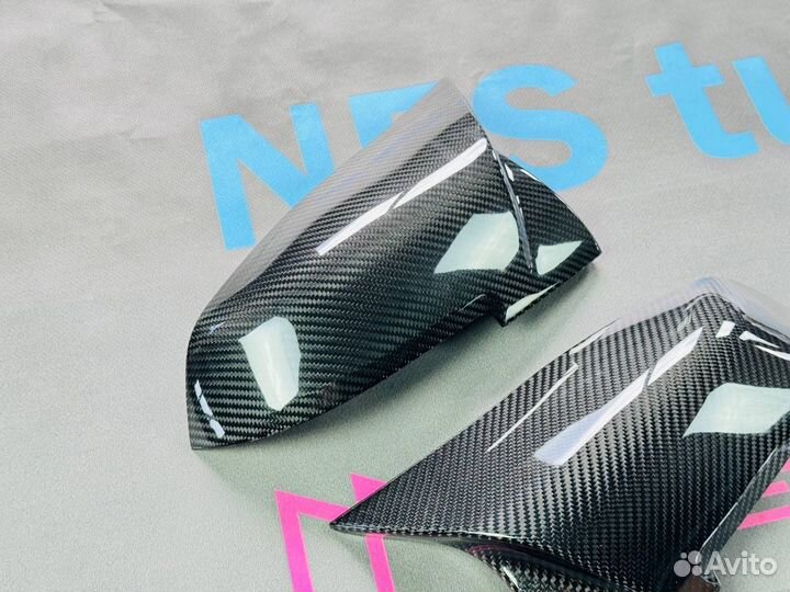 Накладки на зеркала BMW F30 F32 M look карбон