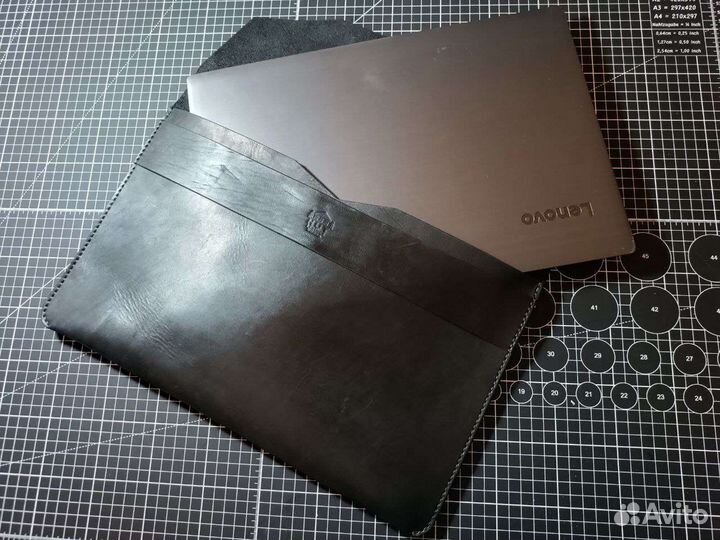 Чехол для ноутбука из натуральной кожи