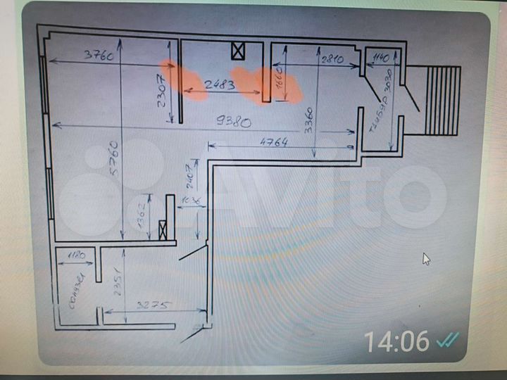Свободного назначения, 52 м²