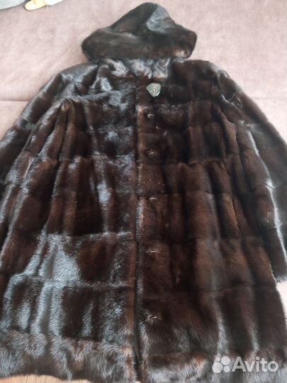 Шуба норковая 46 48 бу